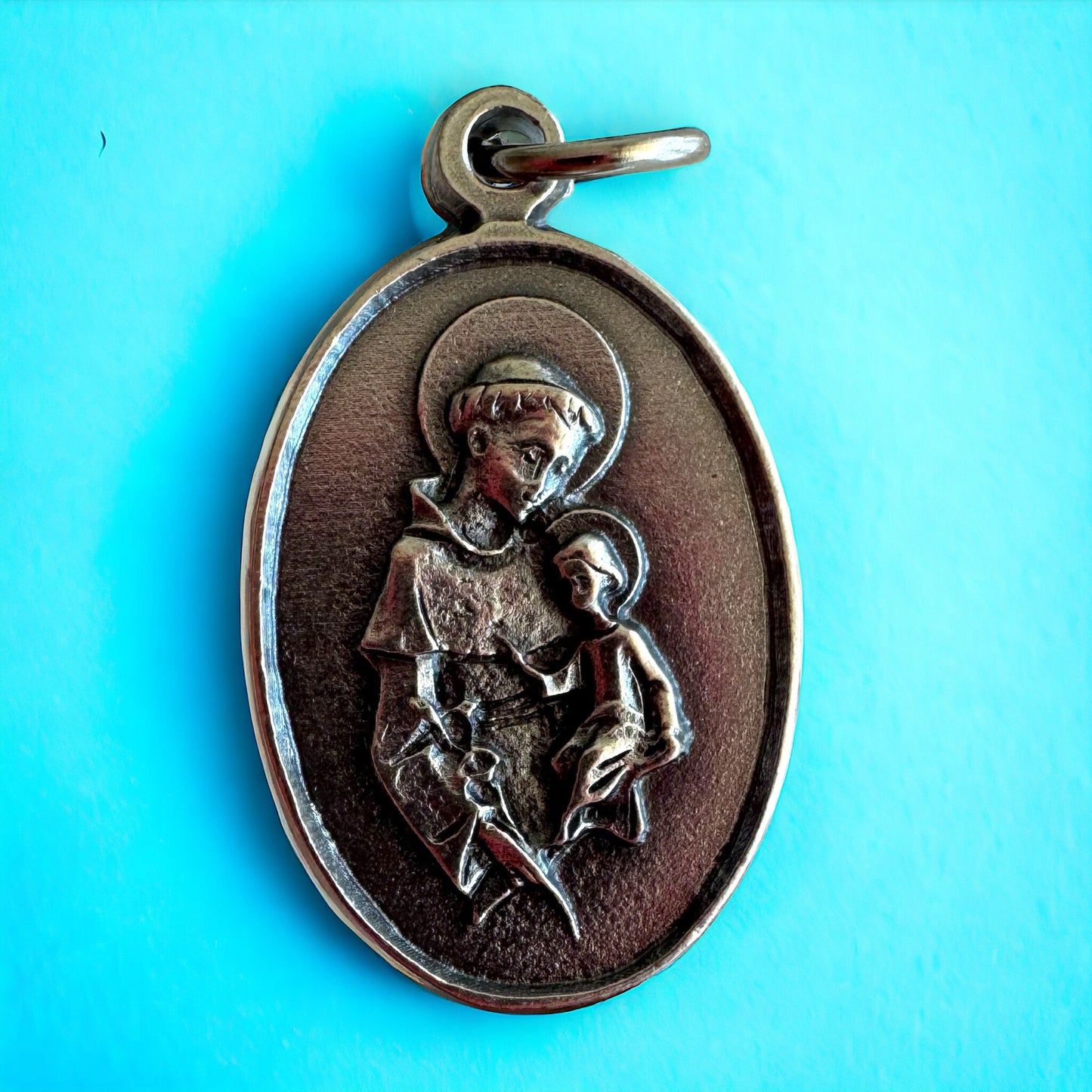 St. Anthony Of Padua Relic Medal - Catholic Charm - Ex-Indumentis | Catholically