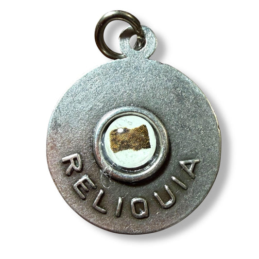 St. Padre Pio Relic Medal Pendant - St. Father Pio Relic | Catholically