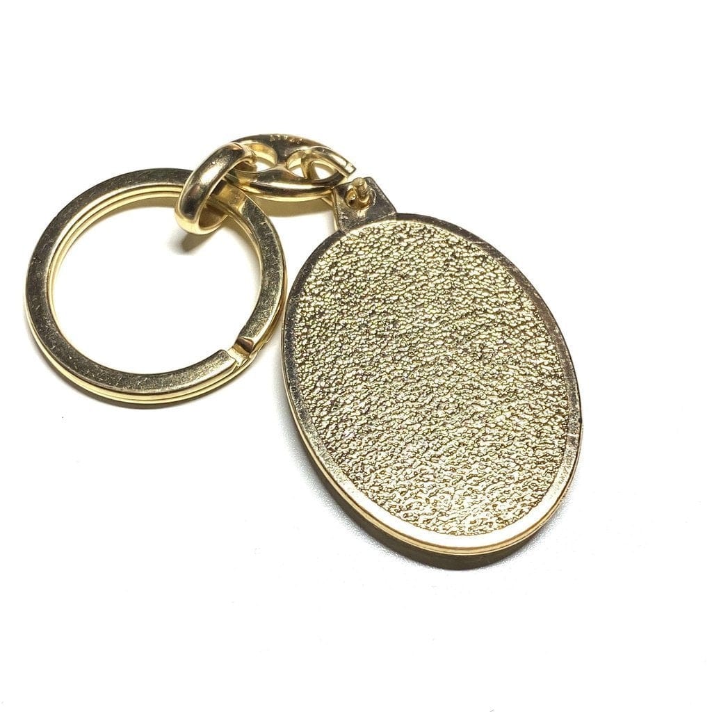St. Christopher Silver Catholic Key Ring- Blessed By Pope | Catholically