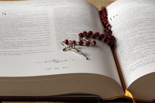 Rosary on Bible - How to pray the Rosary guide - Catholically
