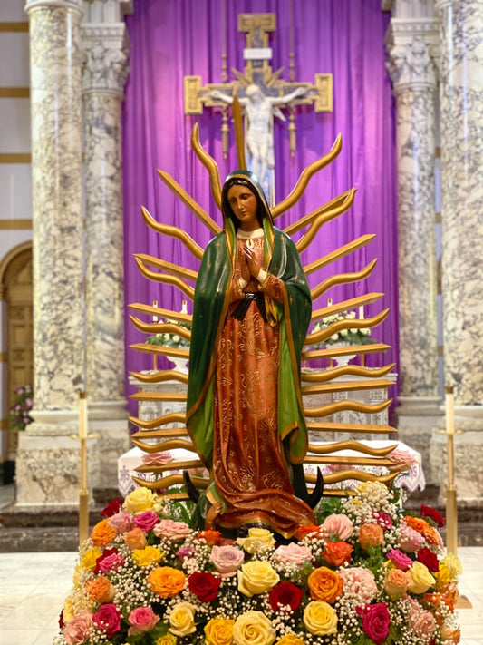 Statue of Virgin Mary in Church - Catholic gifts guide - Catholically