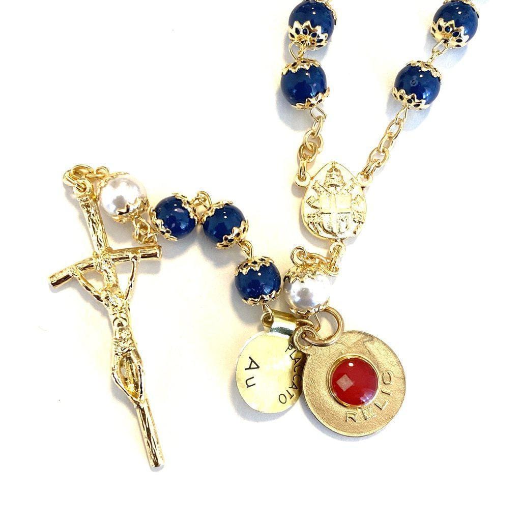 St. John Paul II relic rosary