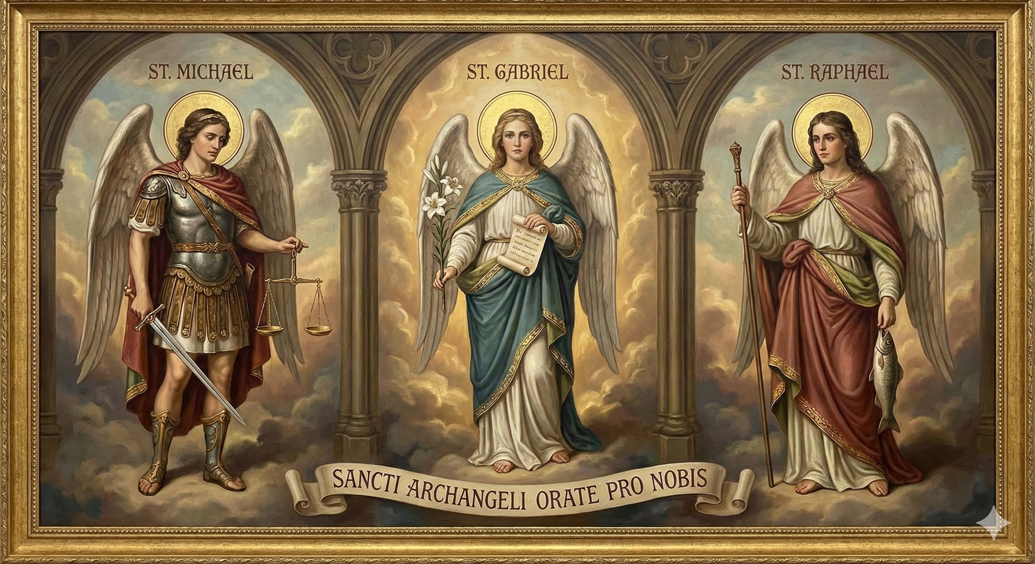 Archangels collection - St. Michael, Gabriel, Raphael blessed items