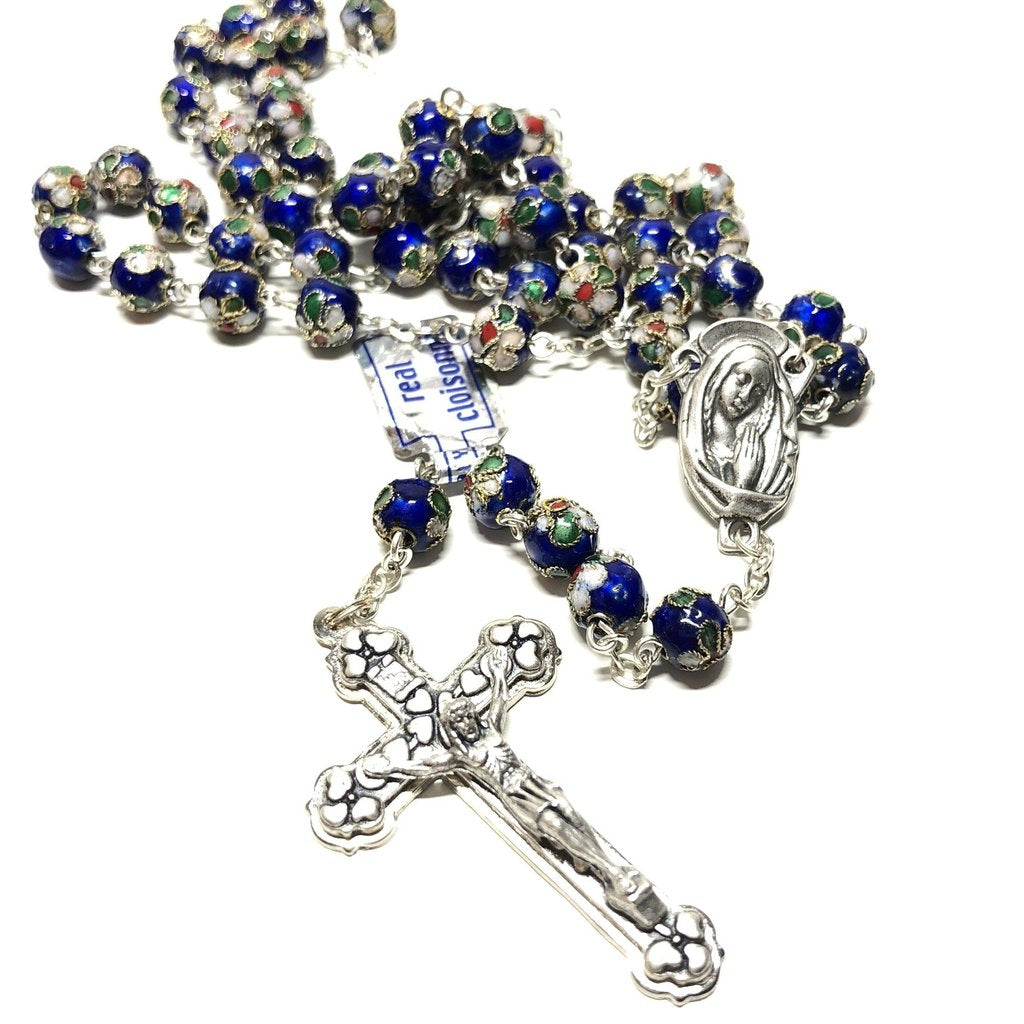 Cloisonné Rosaries-Catholically