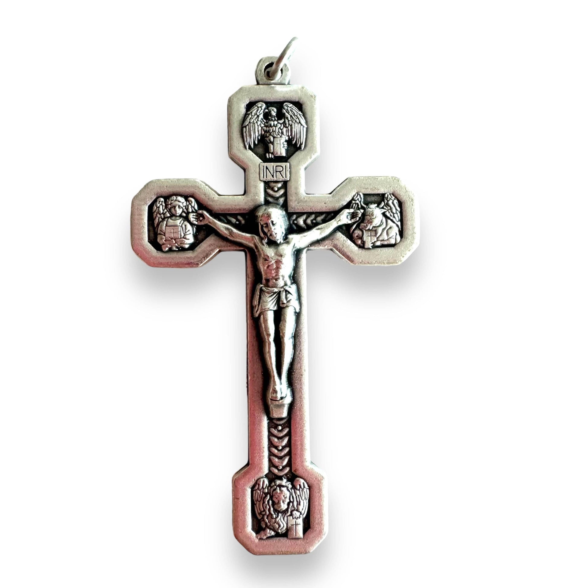 2" Cross -Crucifix -Parts -Pendant Blessed by Pope | Catholically