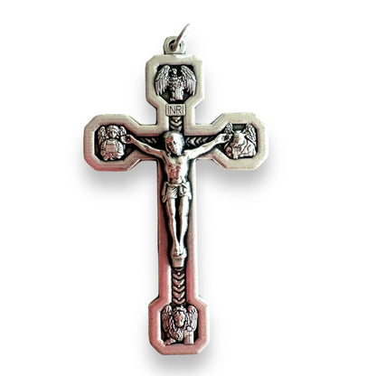 2" Cross -Crucifix -Parts -Pendant Blessed by Pope | Catholically