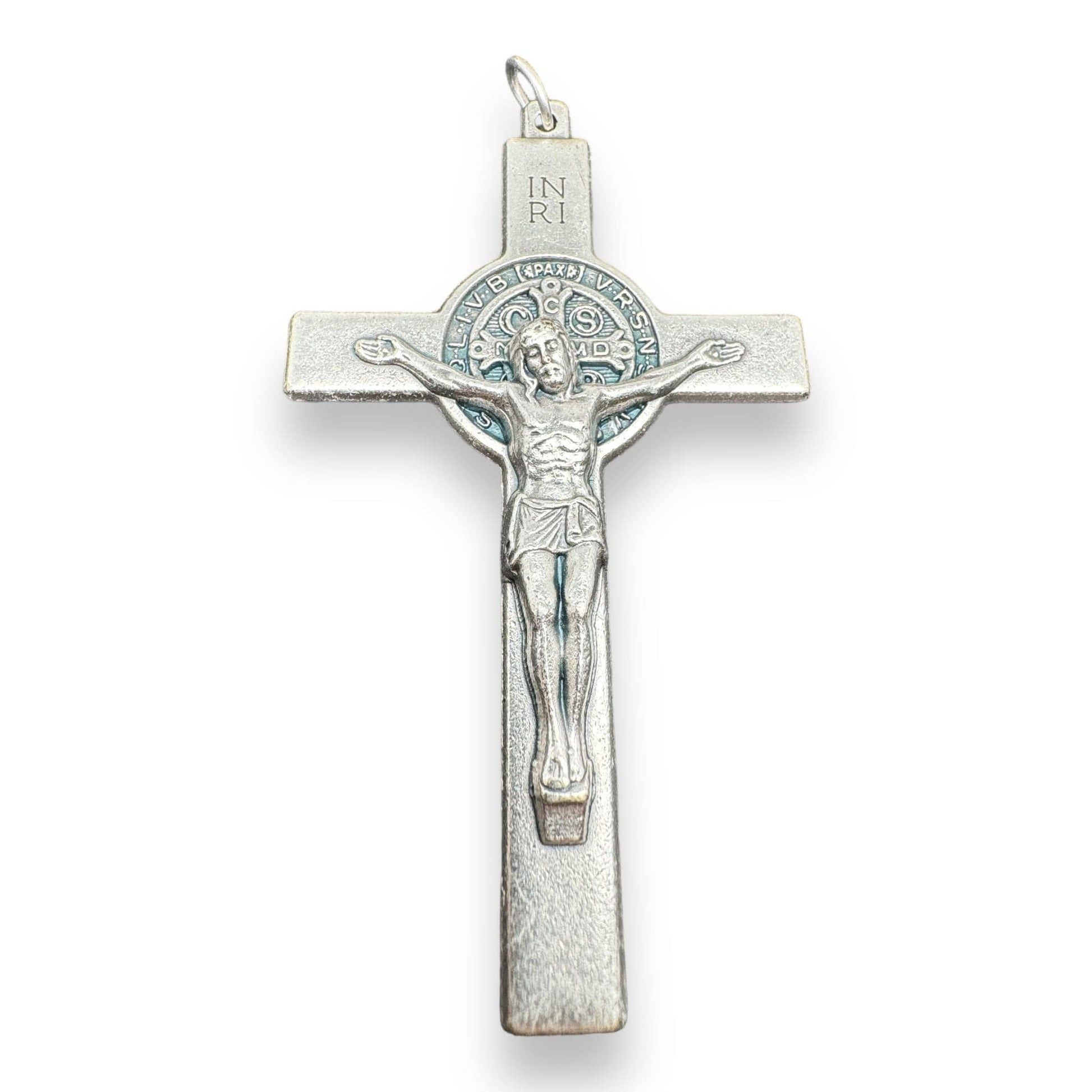 2" St. Benedict Crucifix - Exorcism - Cross - Blessed - Medalla De San Benito | Catholically
