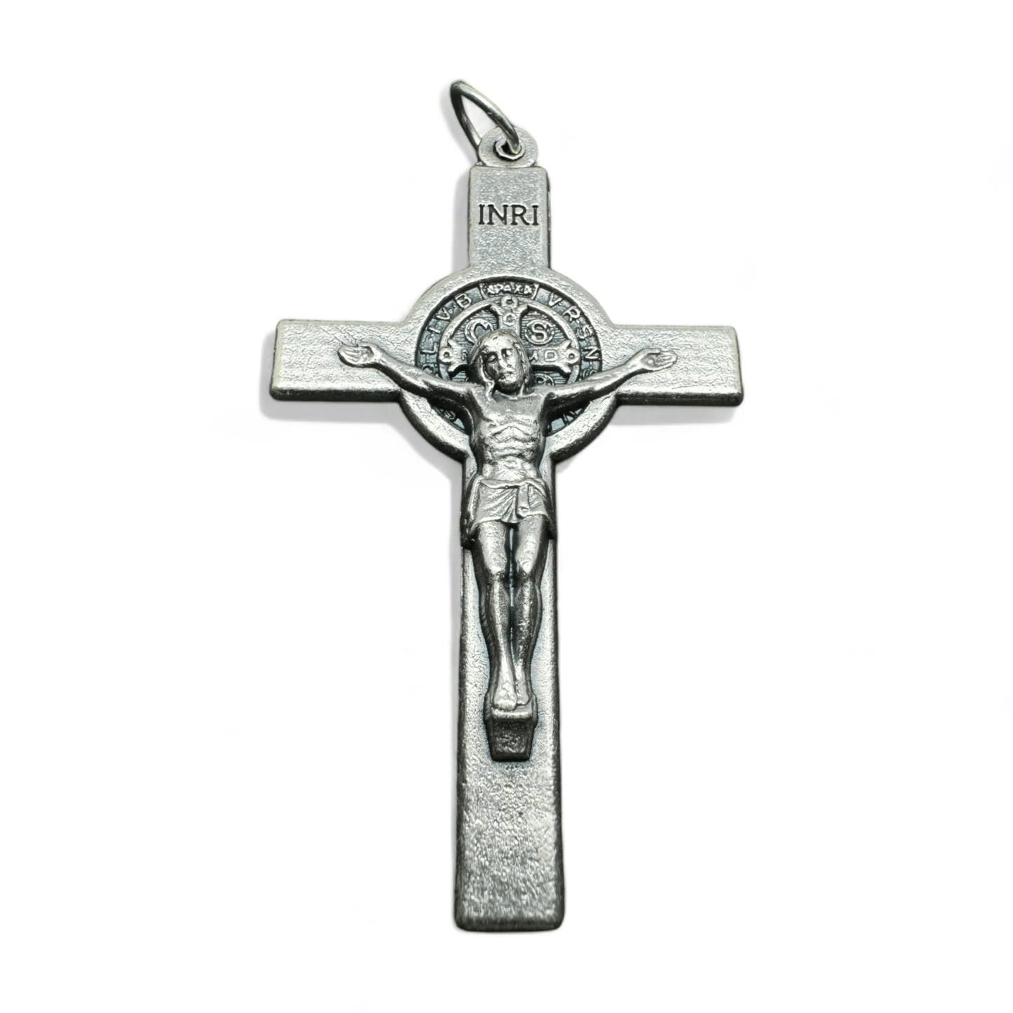 2" St. Benedict Crucifix - Exorcism - Cross - Blessed - Medalla De San Benito | Catholically