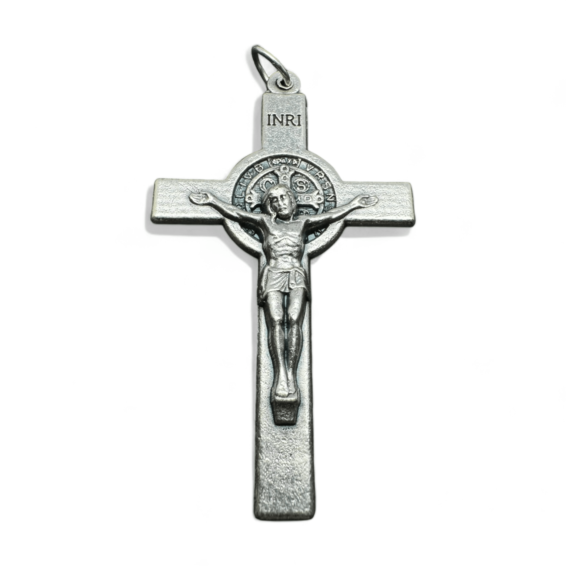 2" St. Benedict Crucifix - Exorcism - Cross - Blessed - Medalla De San Benito | Catholically