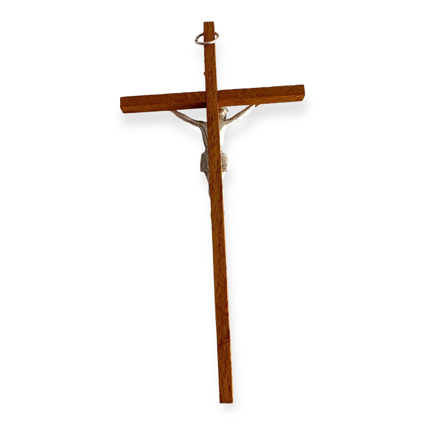 6" Wood Wall Hanging Cross - Crucifix - Blessed - Christian - Corpus - Wooden | Catholically