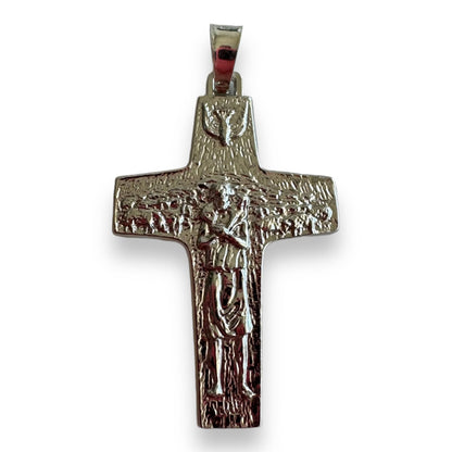 925 Sterling Silver - Pope Francis Pectoral Cross by Vedele - Crucifix | Catholically
