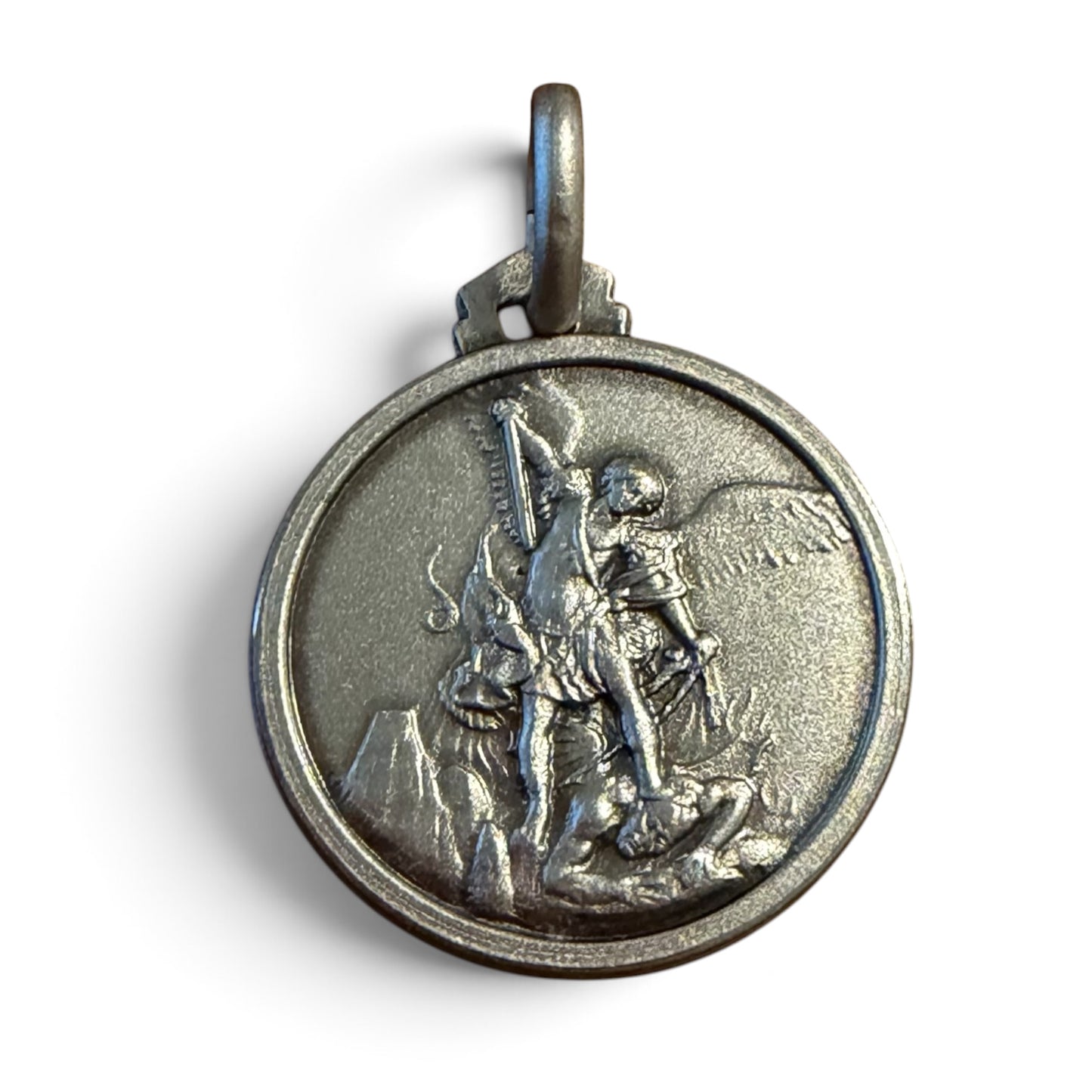 St. Michael Archangel Medal – 925 Sterling Silver – Police Patron