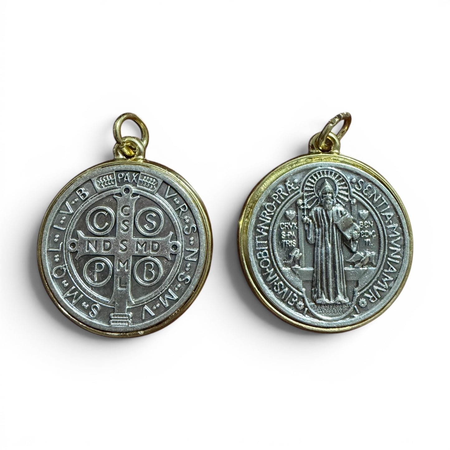 St Benedict Medal - Silver Tone - Blessed by Pope Leo XIV