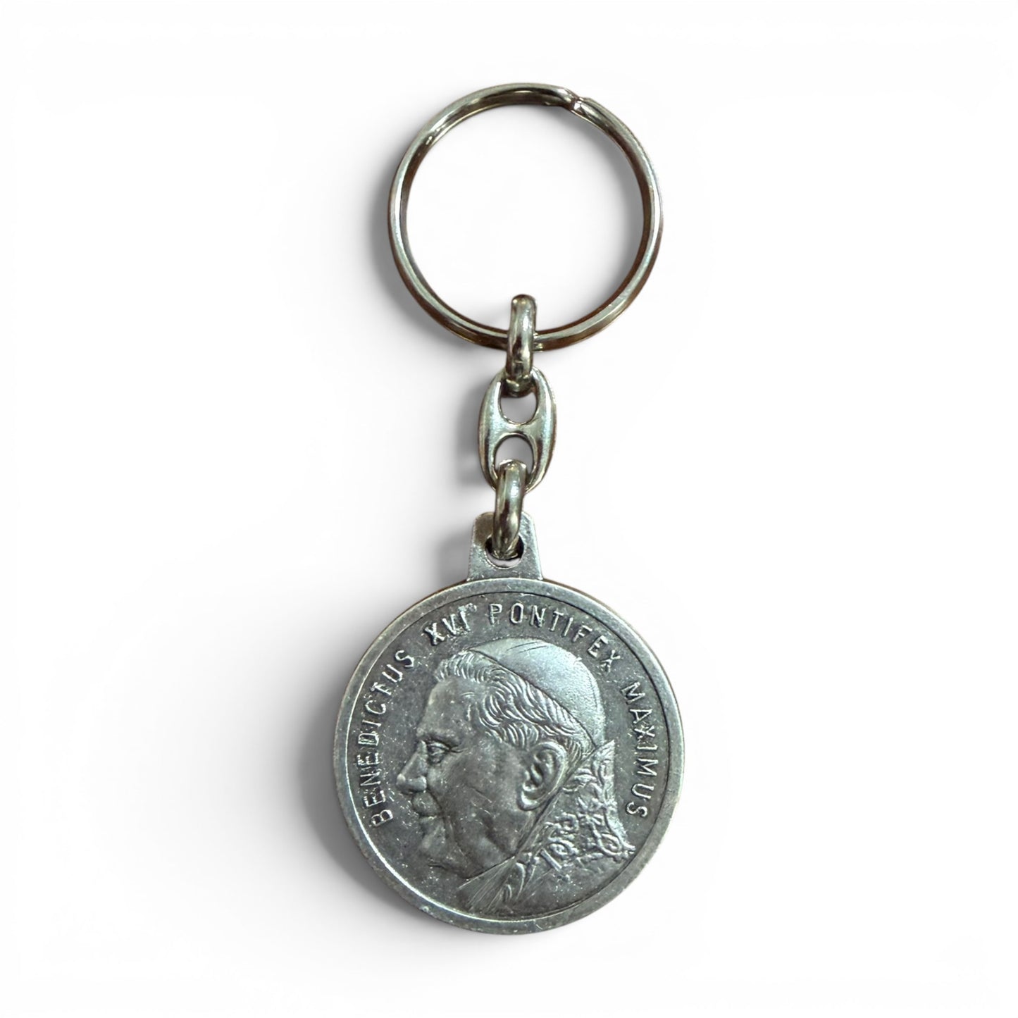 Keyring of Pope Benedict XVI & St. John Paul II – Blessed by Pope XIV