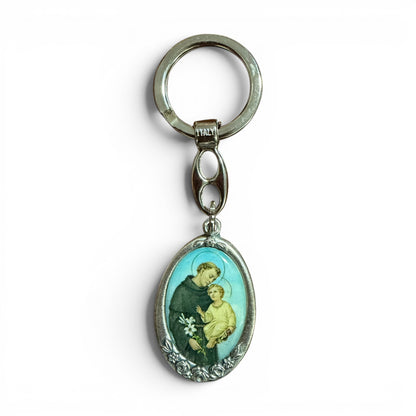St. Anthony Keyring - Blessed by Pope Leo