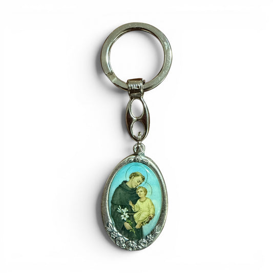 St. Anthony Keyring - Blessed by Pope Leo