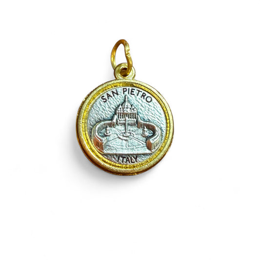 Pope Leo Medal - Gold Tone 1/2" - Blessed by Pope Leo XIV