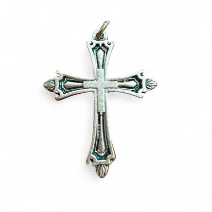 Pope Leo Replica Cross - Silver-tone - Blessed by Pope Leo XIV