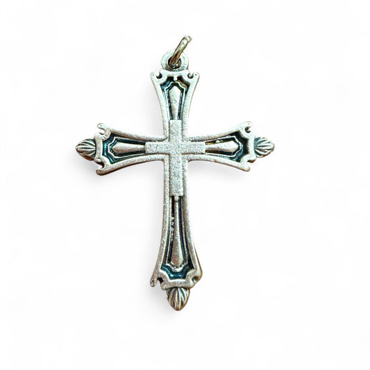 Pope Leo Replica Cross - Silver-tone - Blessed by Pope Leo XIV