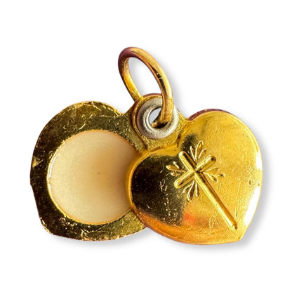 Agnus Dei Sacramental Gold Tone Medal Pendant Charm Medalla - Blessed By Pope | Catholically