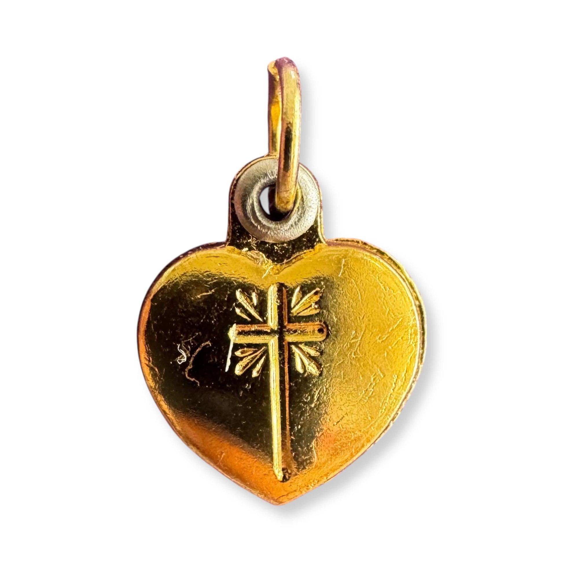 Agnus Dei Sacramental Gold Tone Medal Pendant Charm Medalla - Blessed By Pope | Catholically