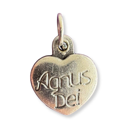 Agnus Dei Sacramental -Silvered Medal Pendant Charm Medalla - Blessed By Pope | Catholically
