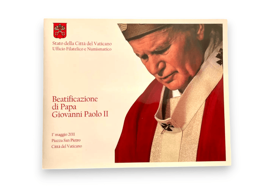 Bl. John Paul II Stamps - Canonizaton - Beatification Folder -Mnh | Catholically