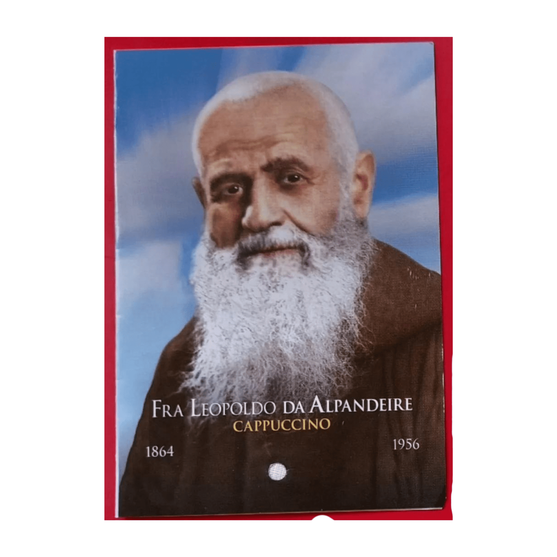 Blessed Brother Leopold of Alpandeire Prayer Card - Relic | Catholically