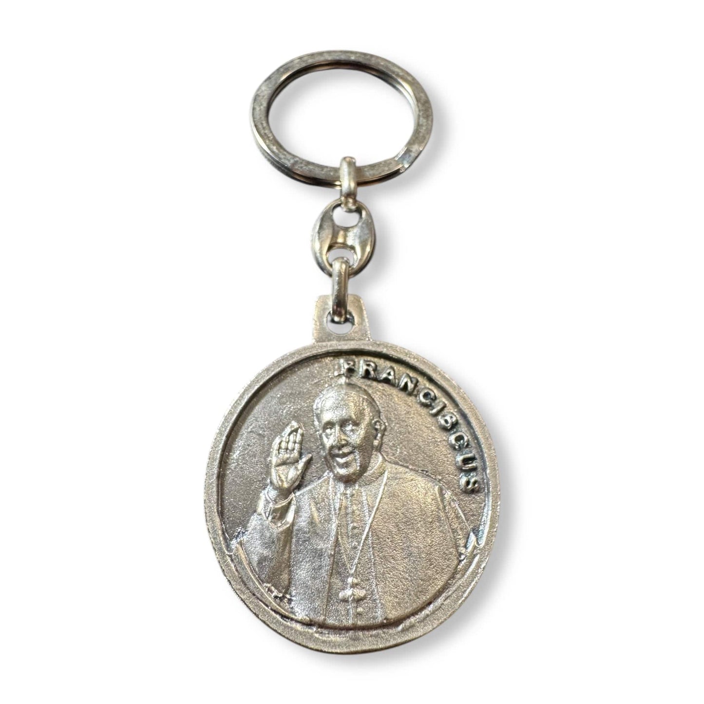 Blessed By Pope - Nice Pope Francis Key Ring - Key Chain St. Peter'S Square | Catholically