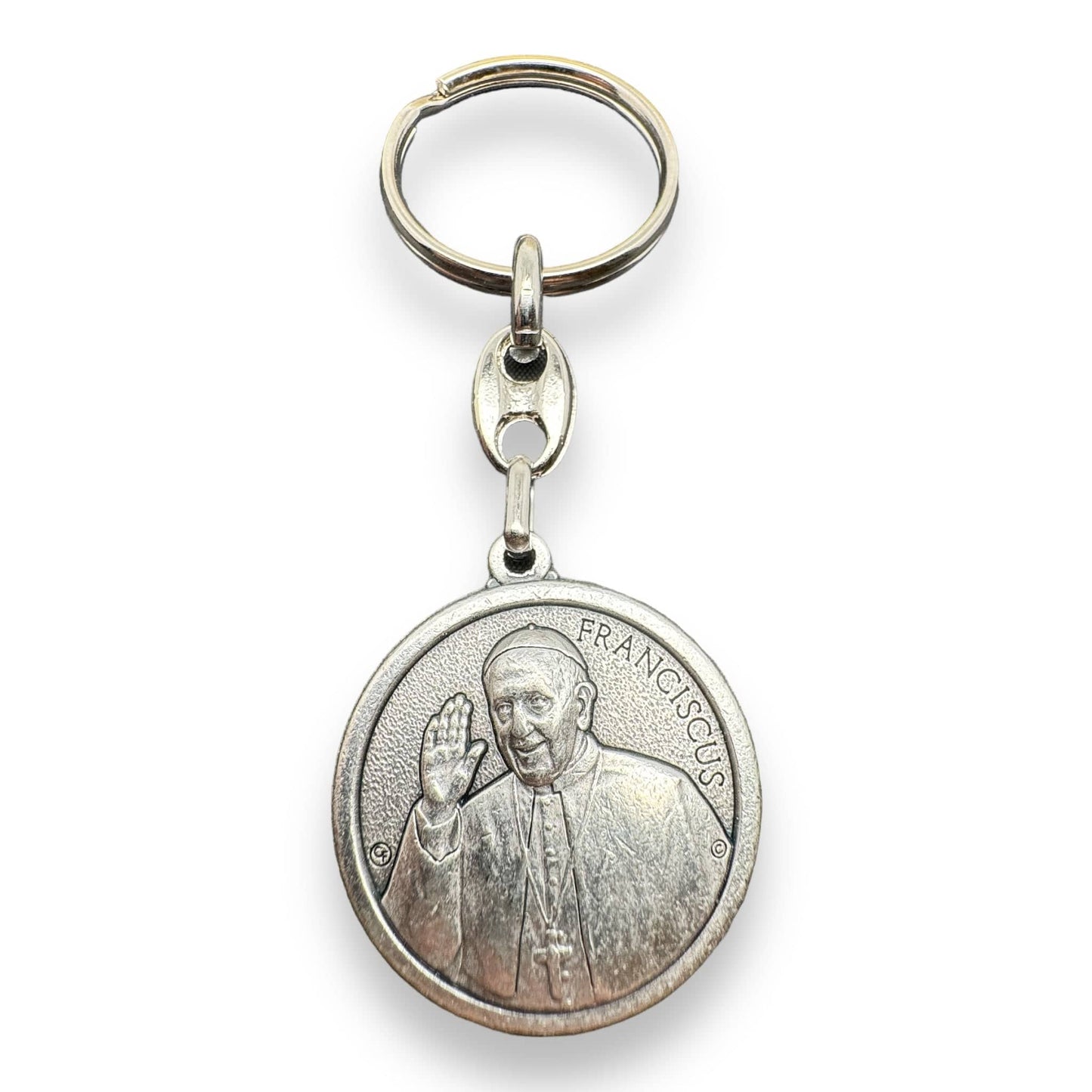 Blessed By Pope - Nice Pope Francis Key Ring - Key Chain St. Peter'S Square | Catholically