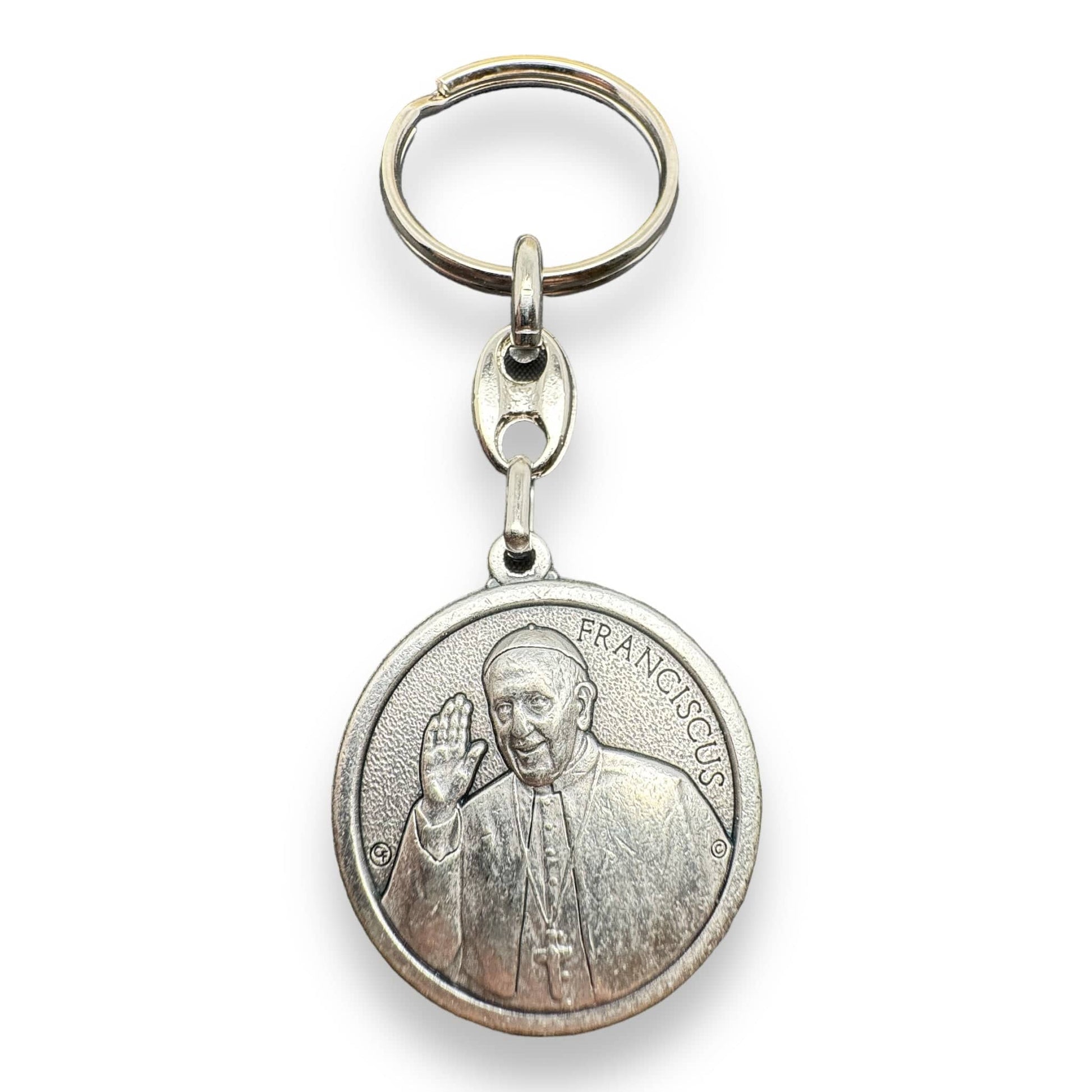 Blessed By Pope - Nice Pope Francis Key Ring - Key Chain St. Peter'S Square | Catholically