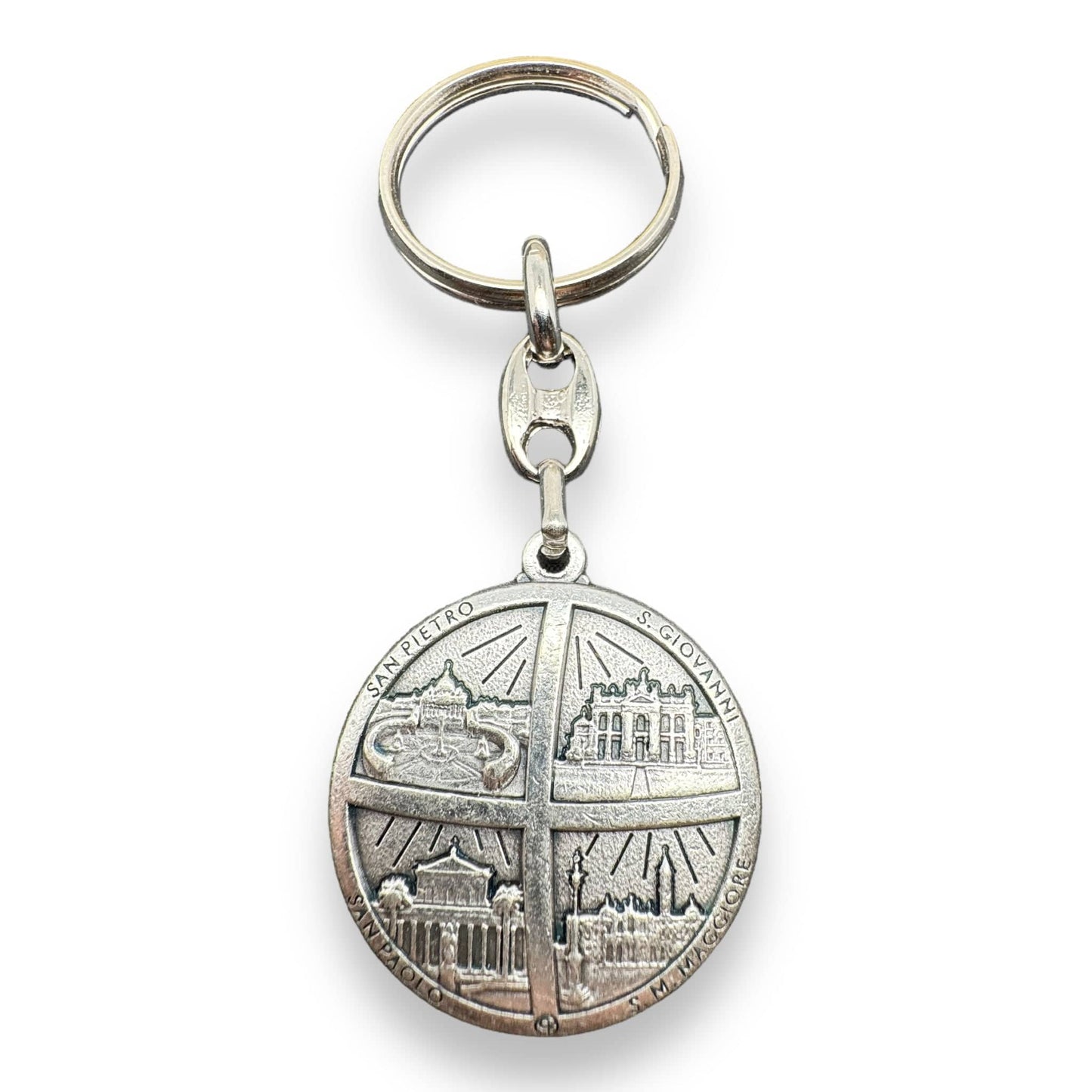 Blessed By Pope - Nice Pope Francis Key Ring - Key Chain St. Peter'S Square | Catholically