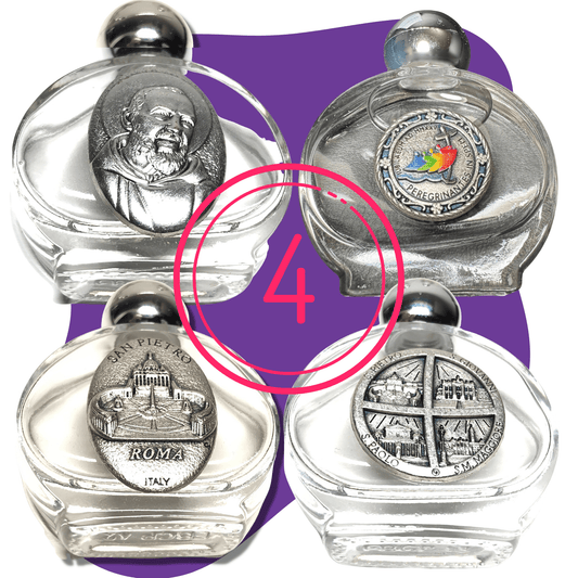 4x Blessed Holy water from the Vatican. Blessed by Pope Leo XIV | Catholically