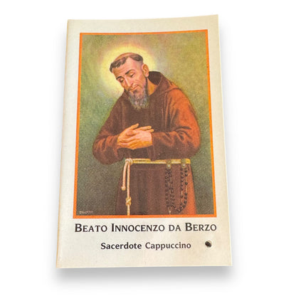 Blessed Innocenzo da Berzo Holy Card with relic ex-indumentis | Catholically