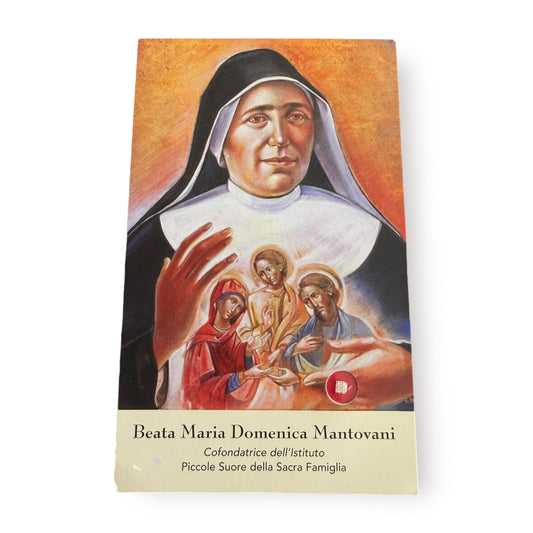 Blessed Maria Domenica Mantovani Relic Card – Blessed in Rome by Pope Leo XIV | Catholically