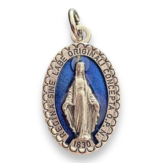 Blessed Mother Mary Miraculous Medal - Blessed By Pope - Pendant - Charm | Catholically