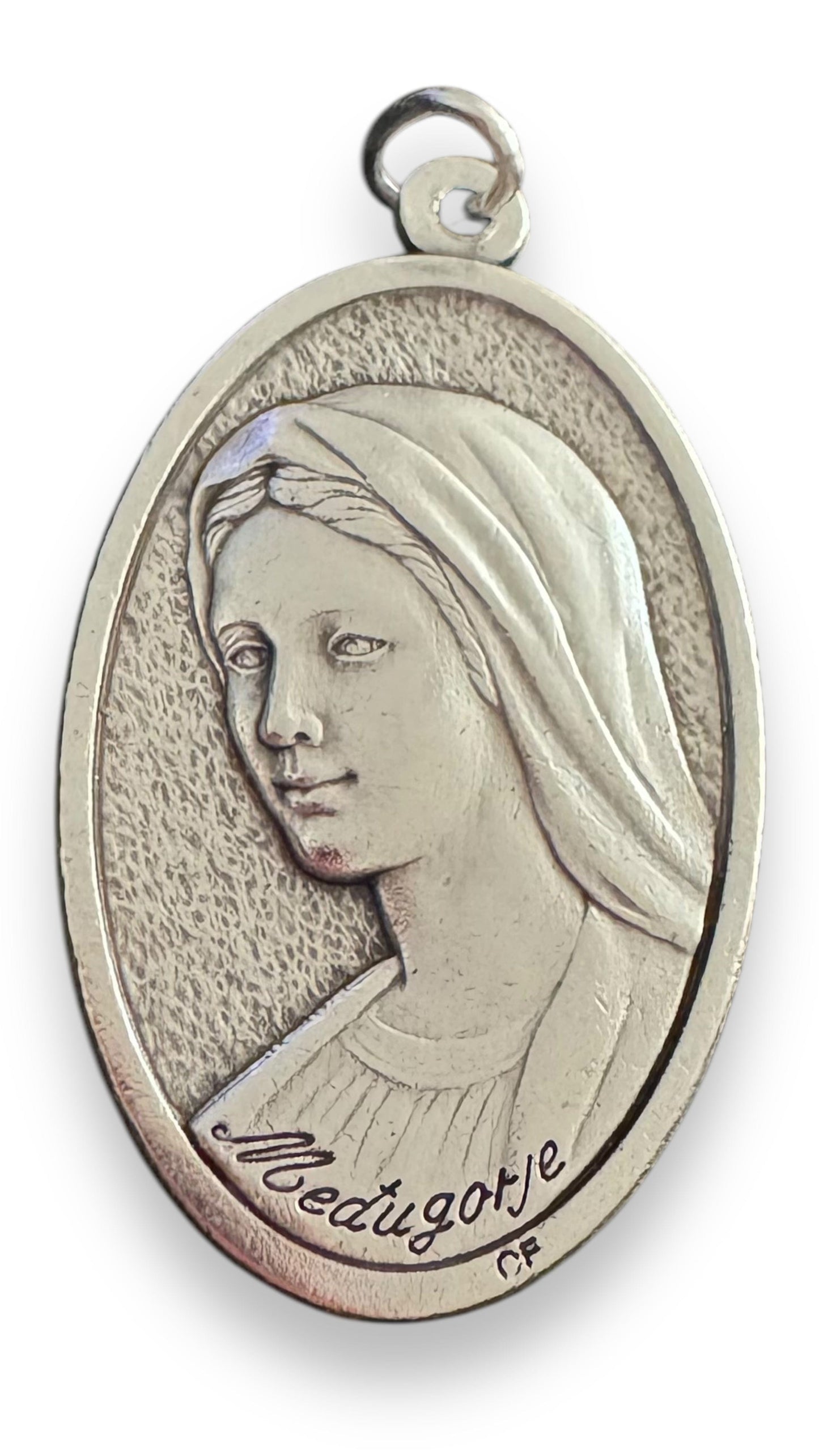 Blessed Mother Medjugorje Medal - Religious Catholic Devotional Pendant | Catholically