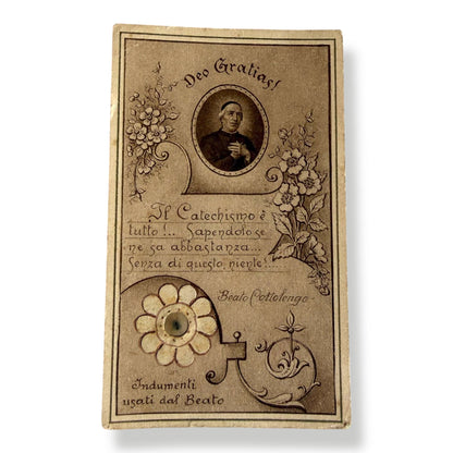 Blessed St. Giuseppe Cottolengo Holy Card - 1919 | Catholically