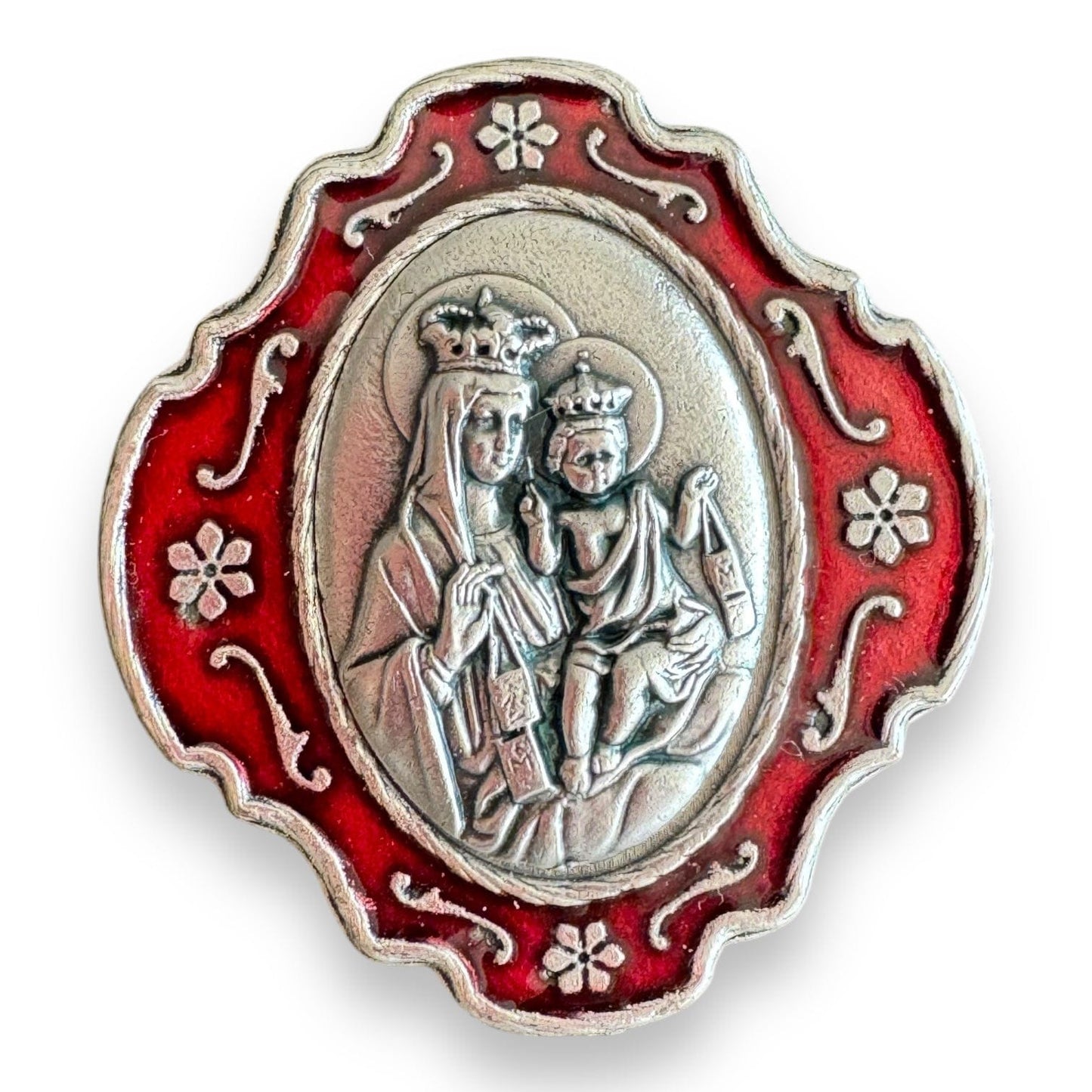 Blessed Virgin Mary - Our Lady of Mount Carmel -Tiny Rosary Blessed By Pope | Catholically