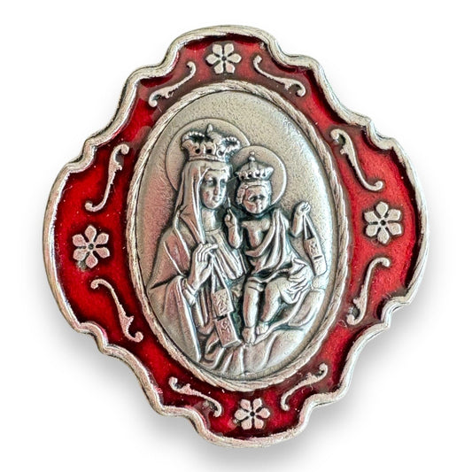 Blessed Virgin Mary - Our Lady of Mount Carmel -Tiny Rosary Blessed By Pope | Catholically