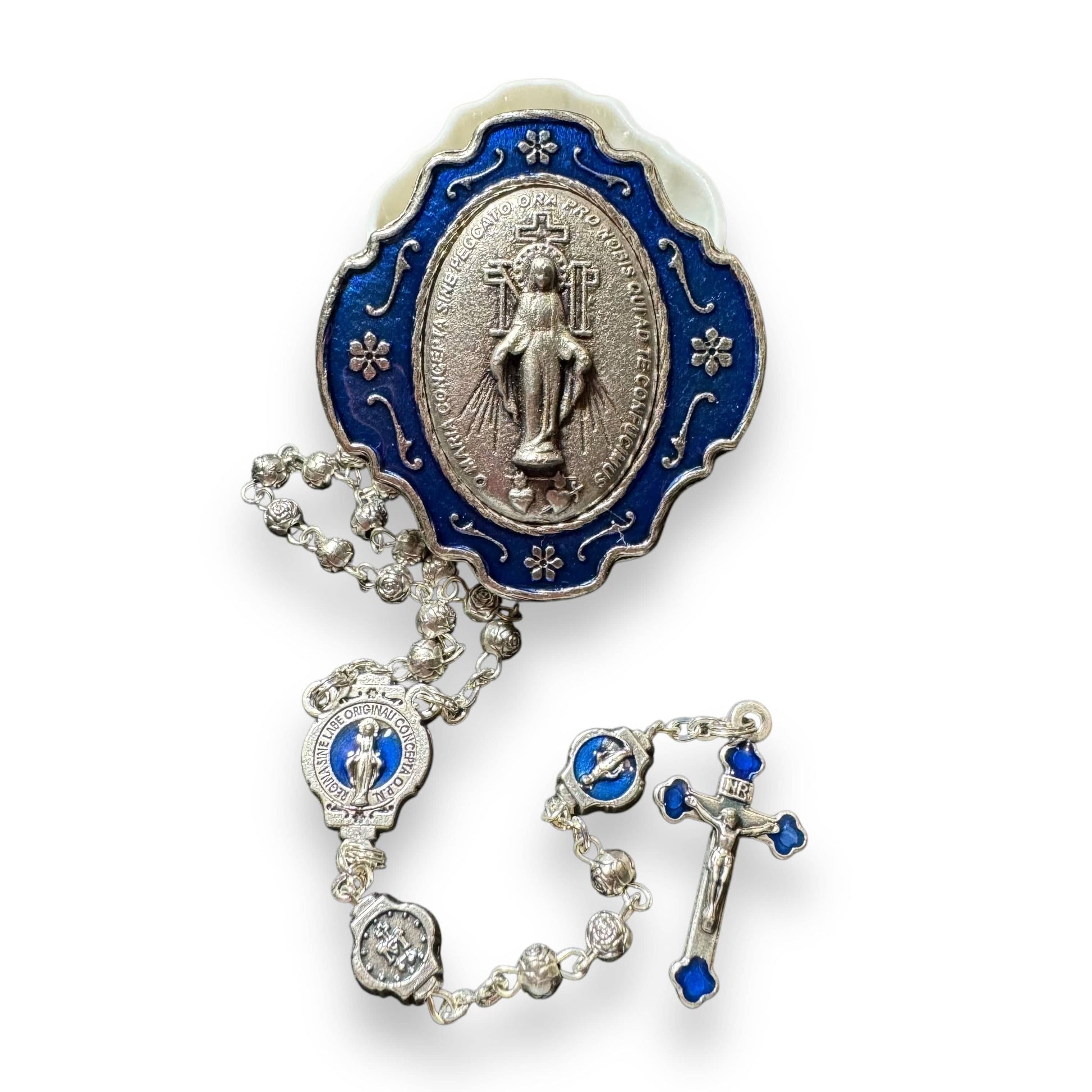 Blessed Virgin Mary - Our Lady -Tiny Rosary Blessed By Pope | Catholically