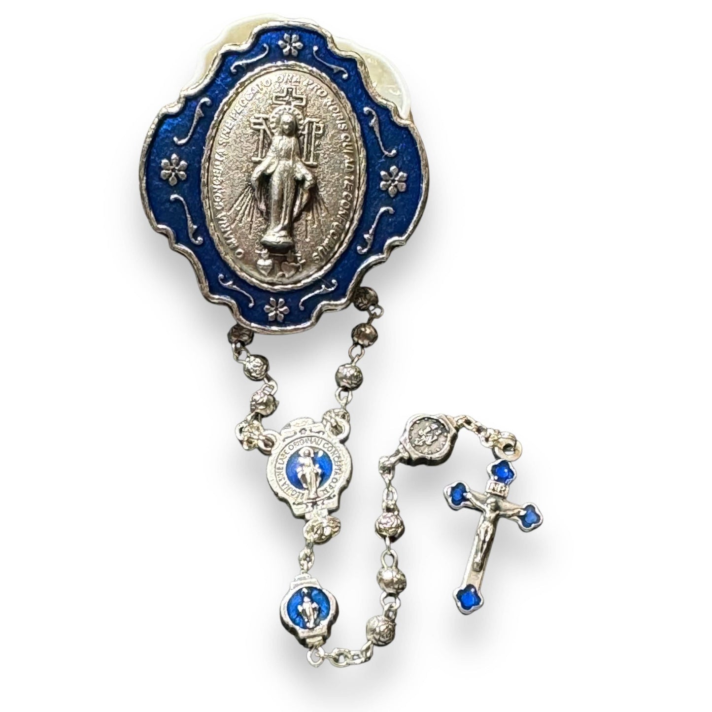 Blessed Virgin Mary - Our Lady -Tiny Rosary Blessed By Pope | Catholically