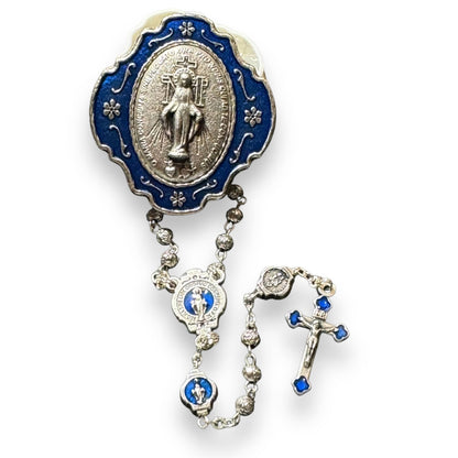 Blessed Virgin Mary - Our Lady -Tiny Rosary Blessed By Pope | Catholically