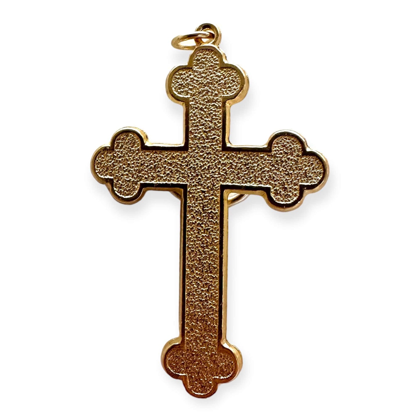 Budded 2" Trinity Cross - Blessed by Pope | Catholically