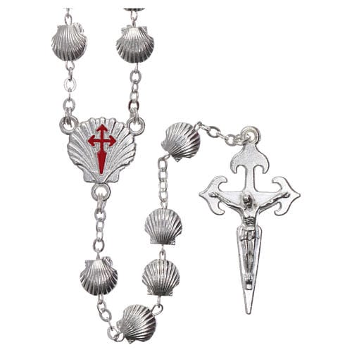 Camino De Santiago Rosary - St. James Scallop Shell - Pilgrim - Blessed | Catholically