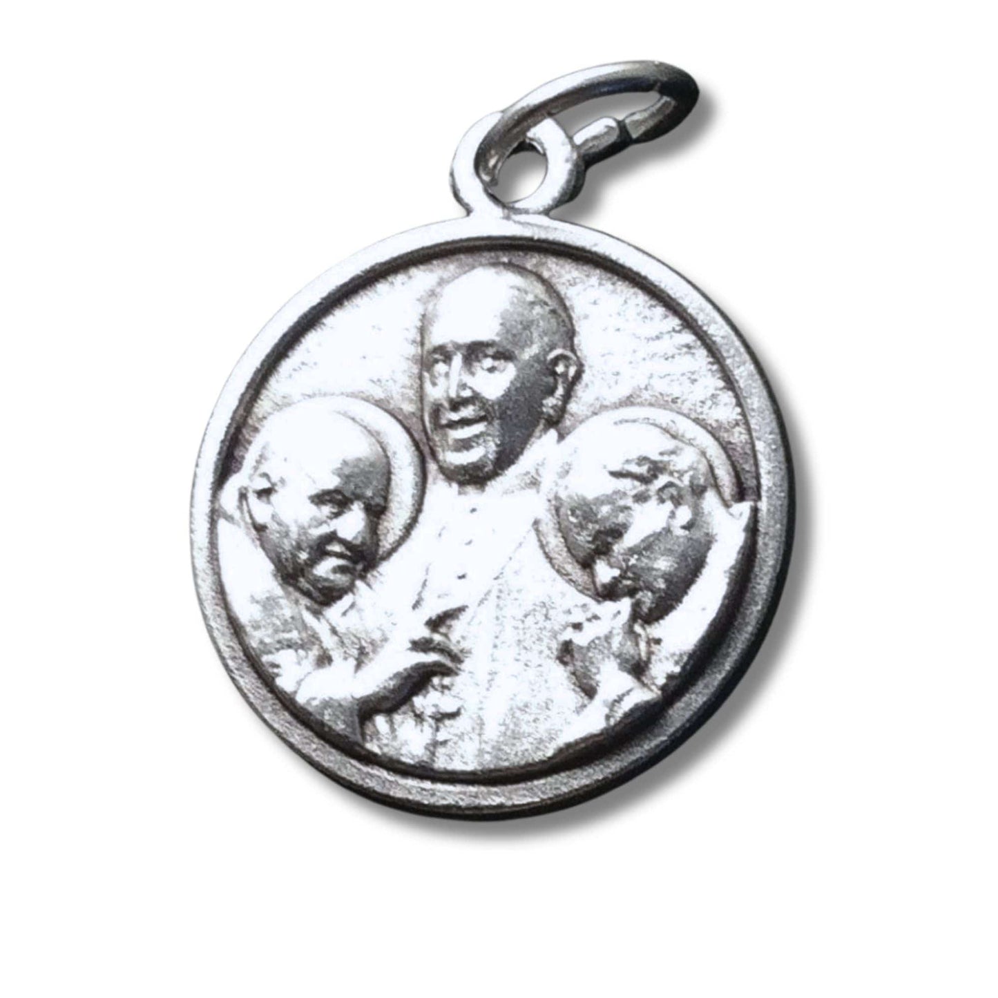 Canonization St. John XXIII & St. John Paul II + Pope Francis - Blessed Medal | Catholically