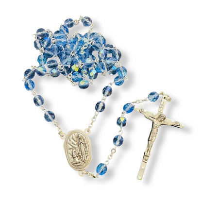 Catholic Rosary Lourdes Water Relic Medal - Blessed by Pope | Catholically