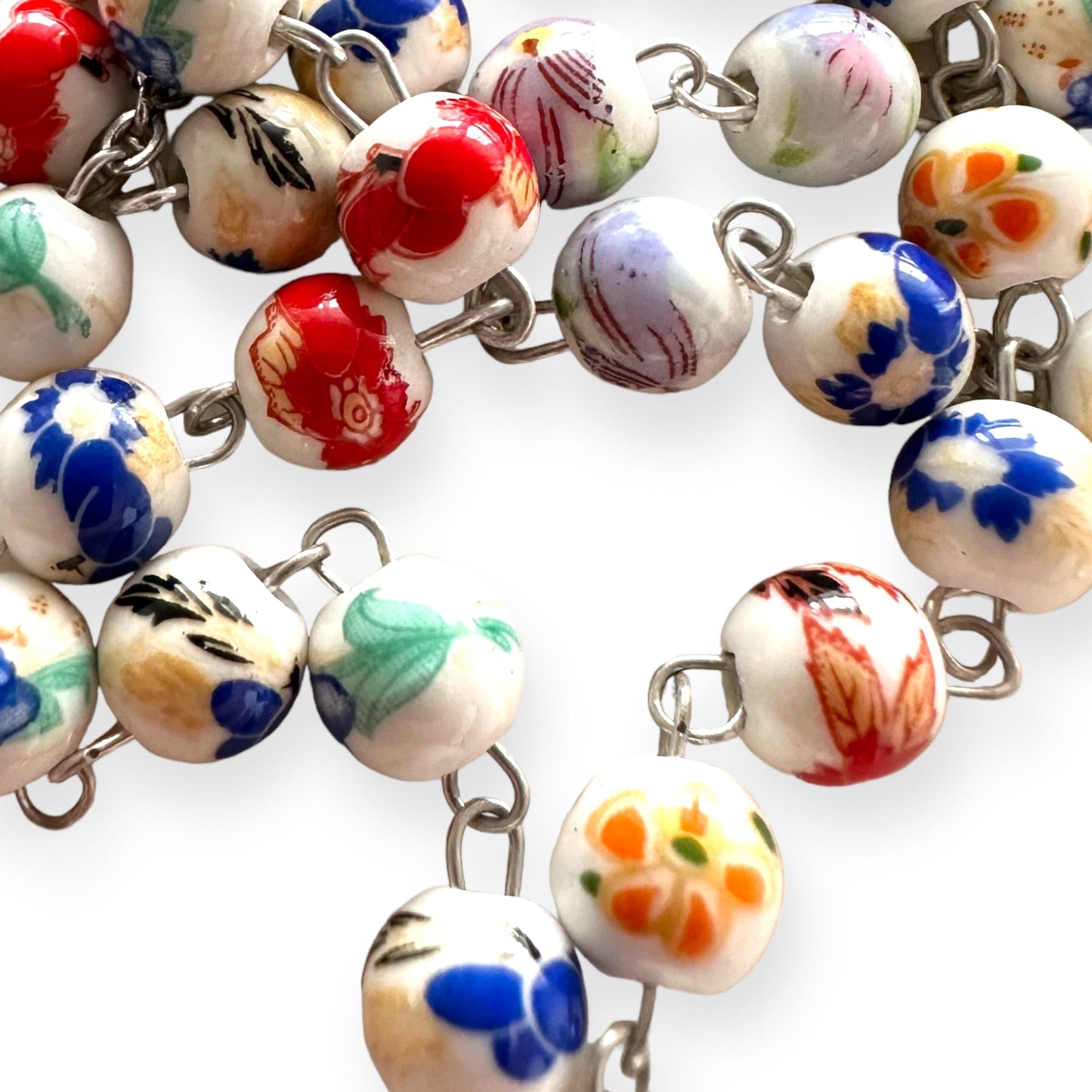 Ceramic Rosary - Catholic Prayer Beads - Blessed by Pope On Request | Catholically