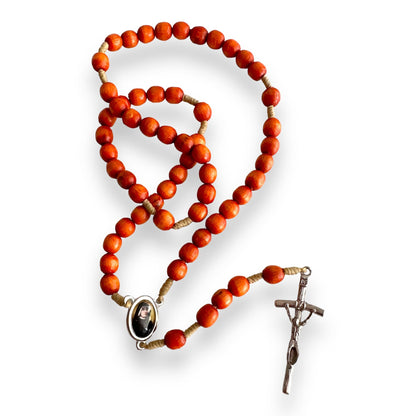 Chaplet with St. Faustina relic medal - Divine Mercy Rosary | Catholically