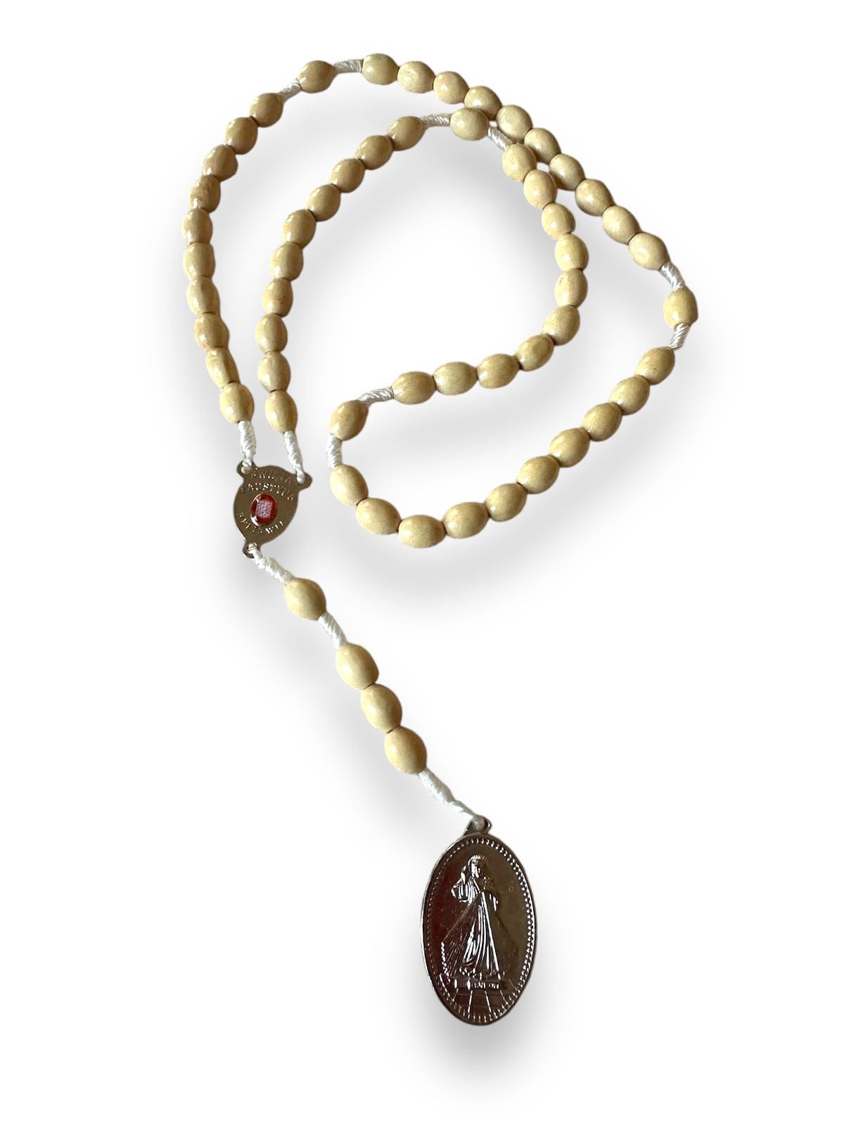 Chaplet with St. Faustina relic medal - Divine Mercy Rosary | Catholically